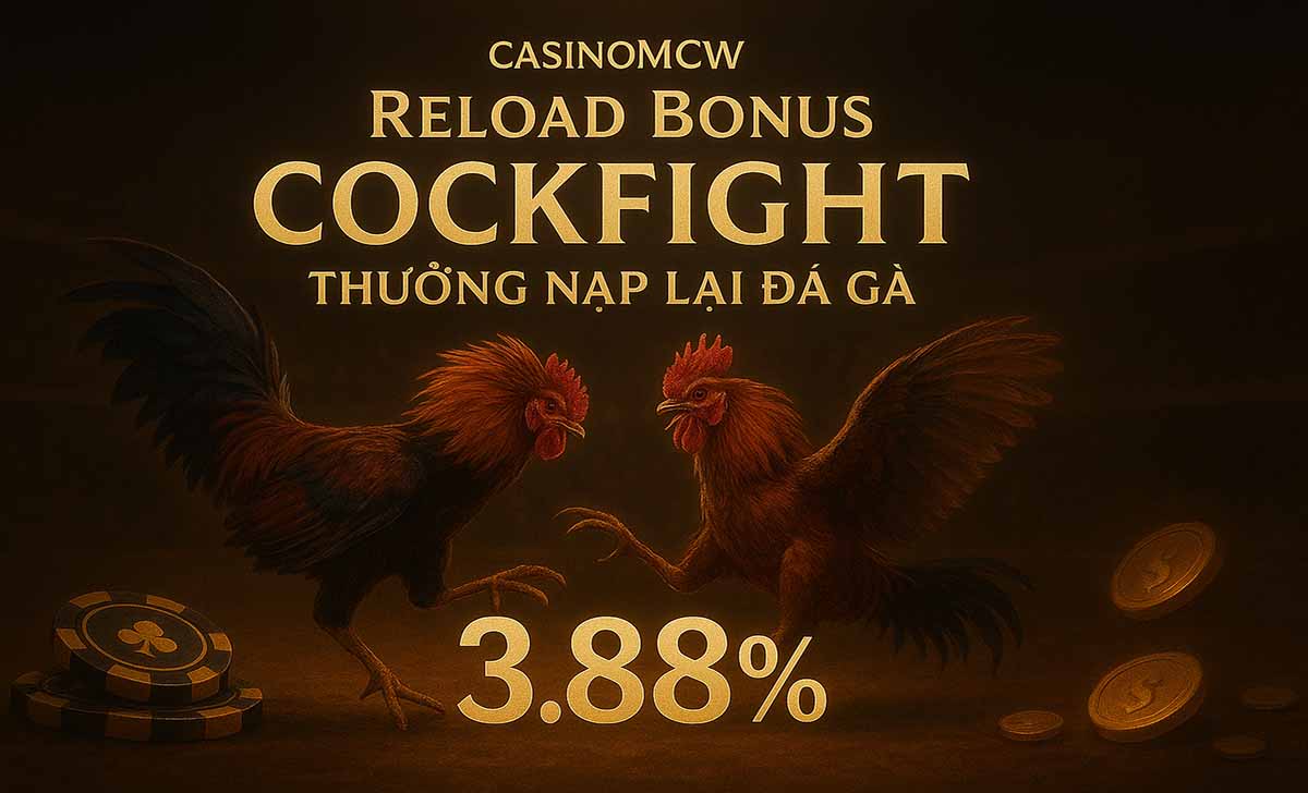 Hoàn Tiền 3.88% Hàng Tuần Tại Đá Gà - Ưu Đãi Siêu Hấp Dẫn Hoàn Tiền 3.88% Hàng Tuần Tại Đá Gà - Ưu Đãi Siêu Hấp Dẫn