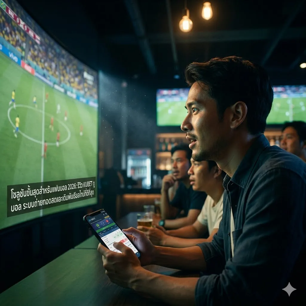 โซลูชันขั้นสุดสำหรับแฟนบอล 2026: รีวิว KUBET ดู บอล ระบบถ่ายทอดสดและเดิมพันเรียลไทม์ที่ดีที่สุด