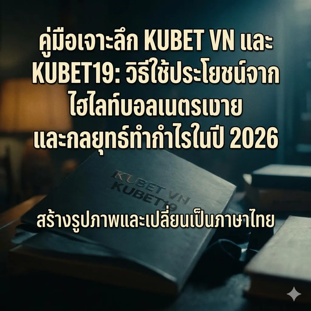 คู่มือเจาะลึก KUBET VN และ KUBET19: วิธีใช้ประโยชน์จาก ไฮ ไล ท์ บอล และกลยุทธ์ทำกำไรในปี 2026