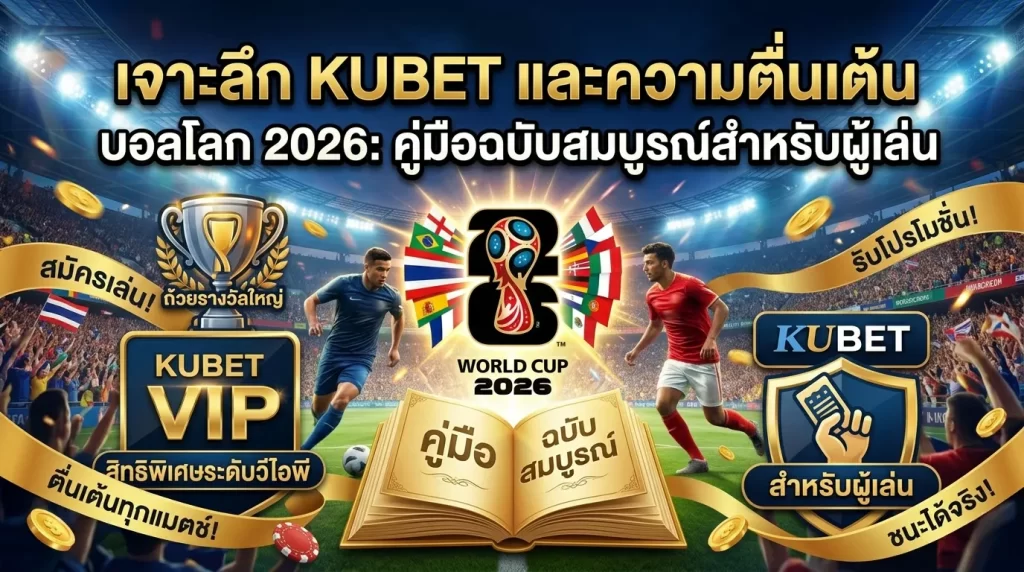 เจาะลึก KUBET และความตื่นเต้น บอลโลก 2026: คู่มือฉบับสมบูรณ์สำหรับผู้เล่น