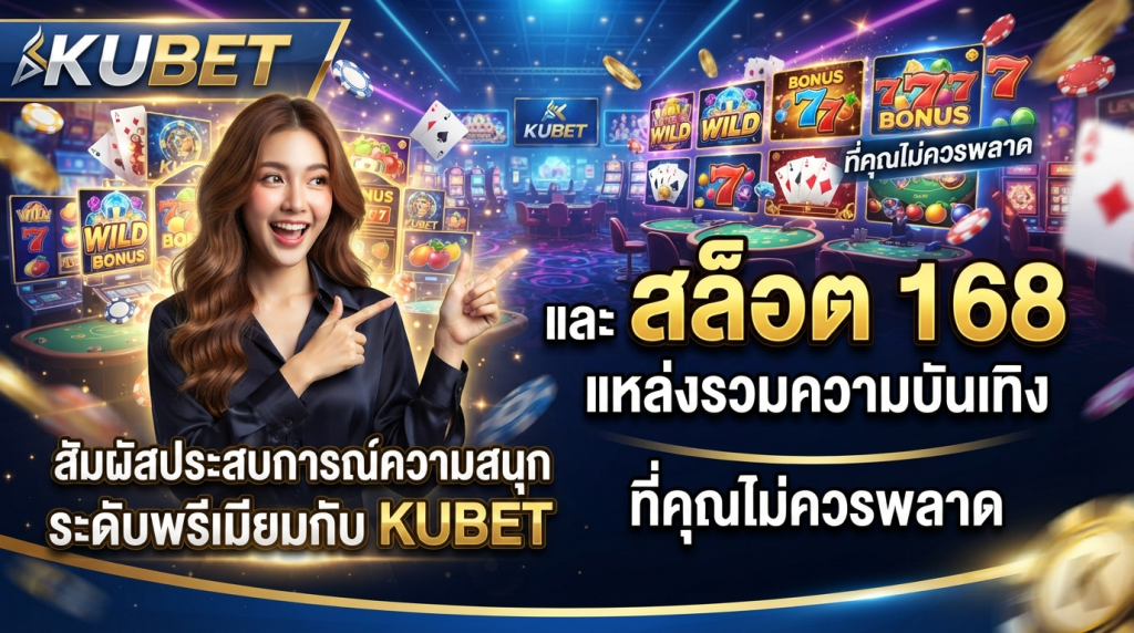 สัมผัสประสบการณ์ความสนุกระดับพรีเมียมกับ KUBET และ สล็อต 168 แหล่งรวมความบันเทิงที่คุณไม่ควรพลาด