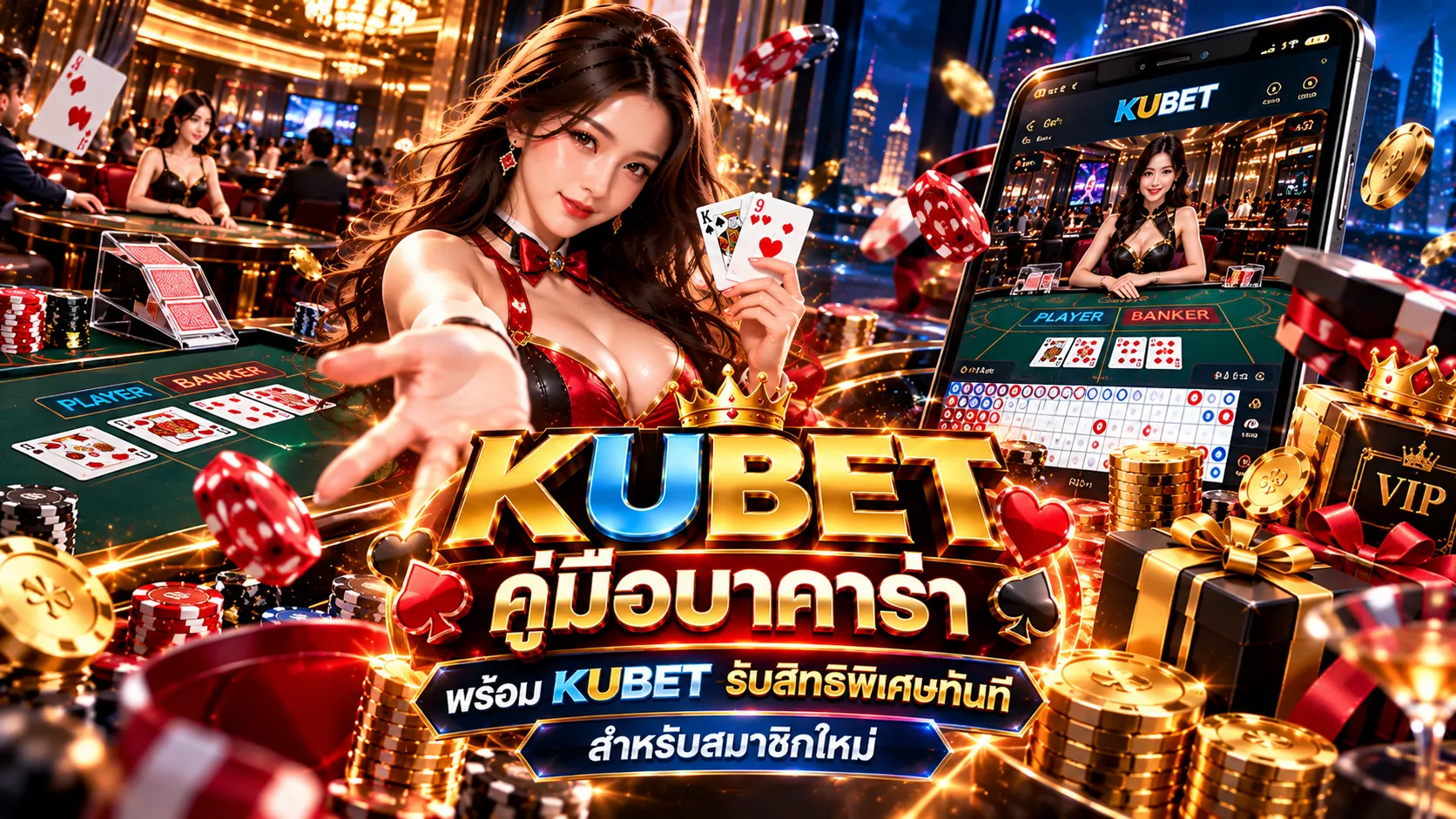 KUBET คู่มือบาคาร่า พร้อม KUBET รับสิทธิพิเศษทันที สำหรับสมาชิกใหม่